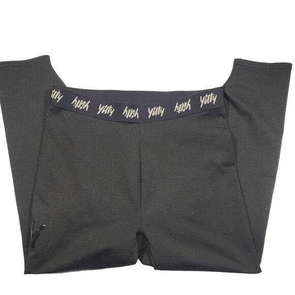 YITTY Pants - Yitty Women's Shaping High Waist Logo Leggings Black Large